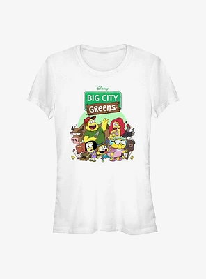 Disney's Big City Greens Group Shot Girls T-Shirt