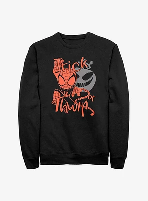 Marvel Spider-Man Trick Or Thwip Sweatshirt