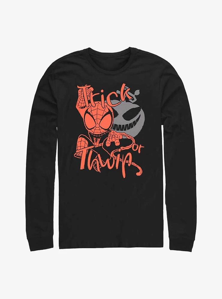 Marvel Spider-Man Trick Or Thwip Long-Sleeve T-Shirt
