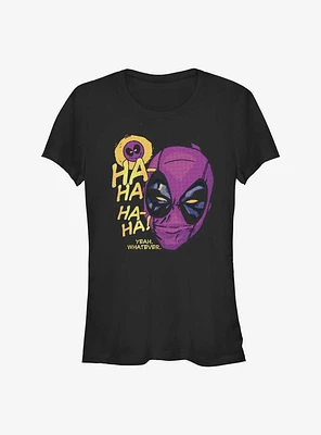 Marvel Deadpool Yeah, Whatever Girls T-Shirt