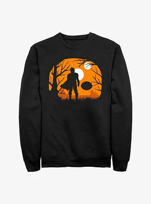 Star Wars The Mandalorian & Child Halloween Silhouette Sweatshirt
