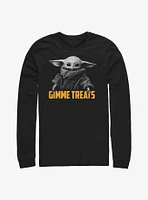 Star Wars The Mandalorian Child Gimme Treats Long-Sleeve T-Shirt