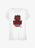 Stranger Things Demogorgon Boo! Girls T-Shirt