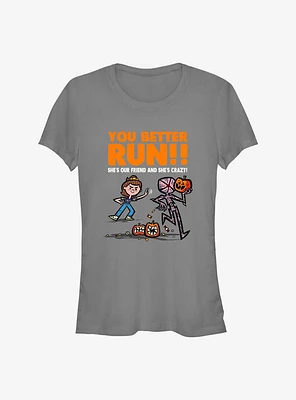 Stranger Things She's Crazy! Girls T-Shirt