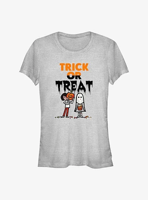 Stranger Things Trick Or Treat Girls T-Shirt