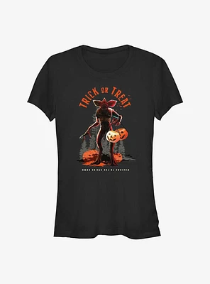 Stranger Things Trick Or Treating Demogorgon Girls T-Shirt