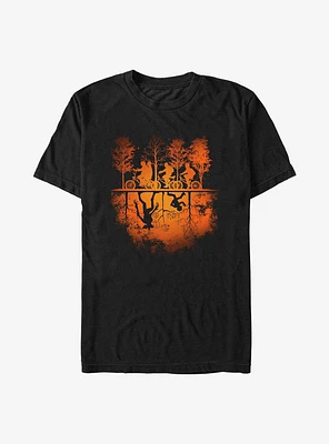 Stranger Things The Upside Down Pumpkin T-Shirt