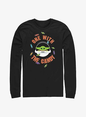Star Wars The Mandalorian Child One With Candy Long-Sleeve T-Shirt
