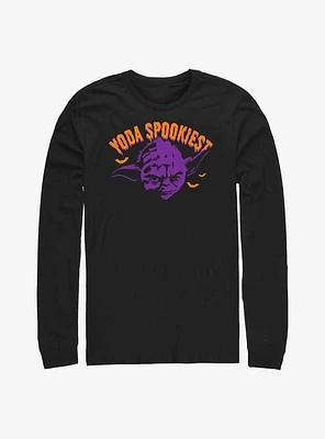 Star Wars Spooky Yoda Spookiest Long-Sleeve T-Shirt