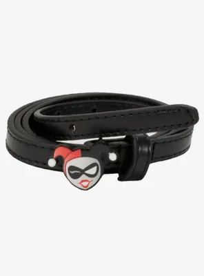 DC Comics Harley Quinn Winking Face Belt