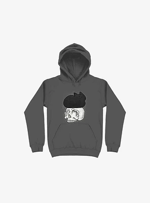 Cat Skull Asphalt Grey Hoodie