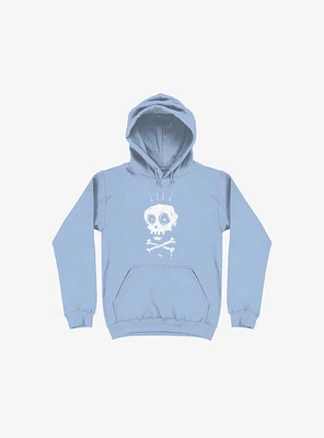 Crown Old Bones Light Blue Hoodie