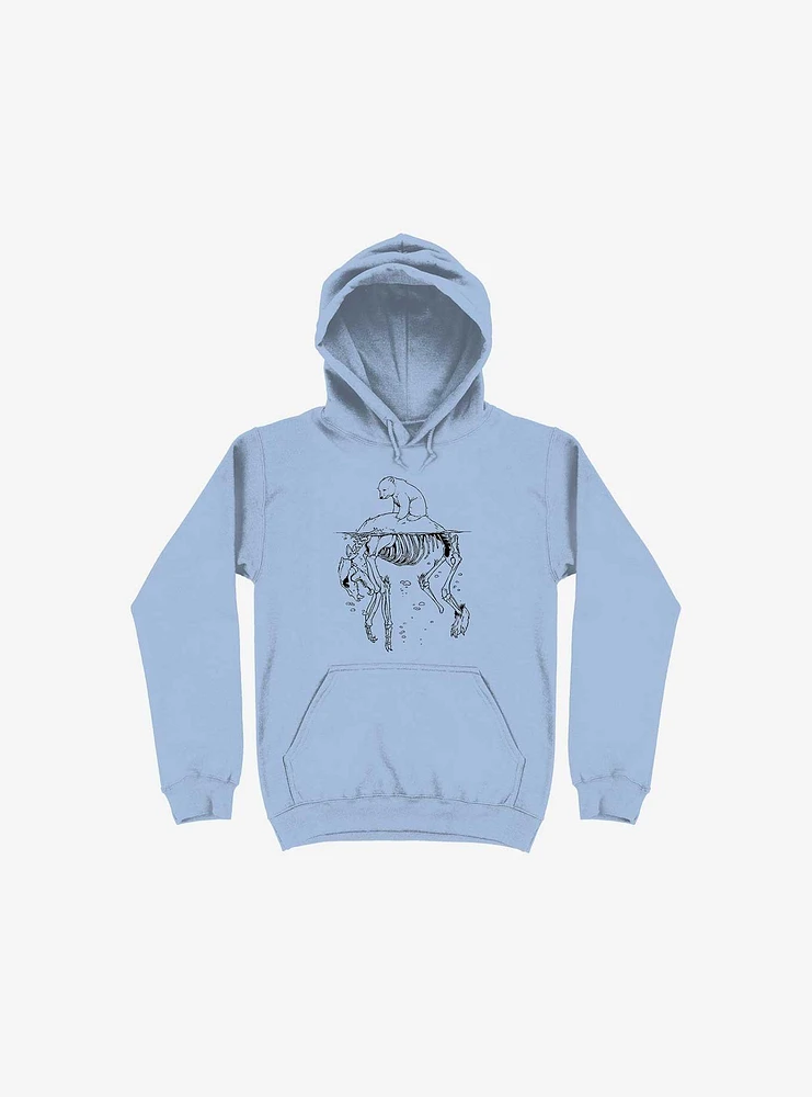 Polar Mother Light Blue Hoodie