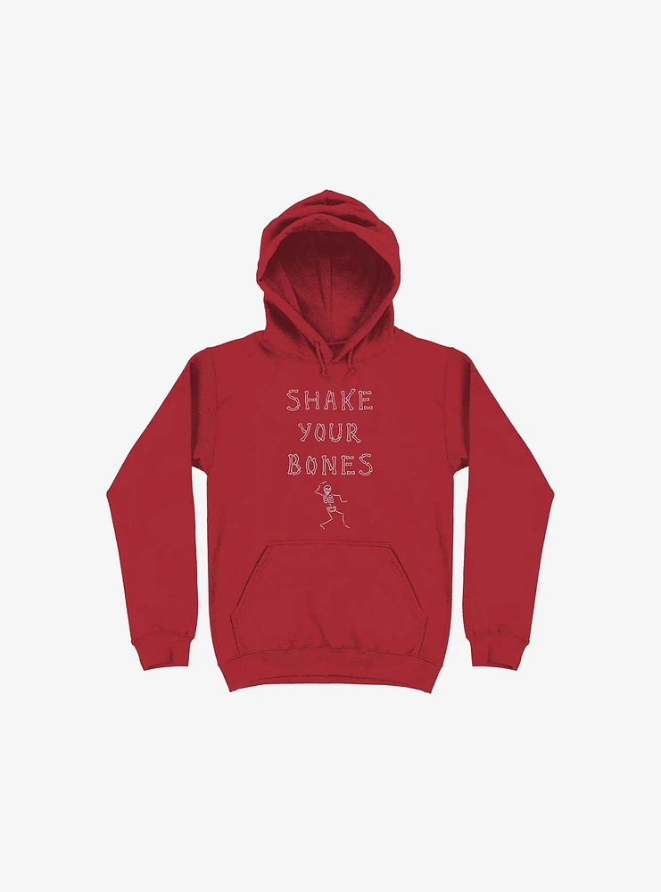 Shake Your Bones Red Hoodie