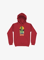Zombie Paddle Board Red Hoodie