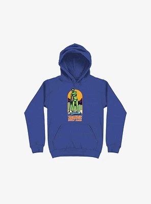 Zombie Paddle Board Royal Blue Hoodie