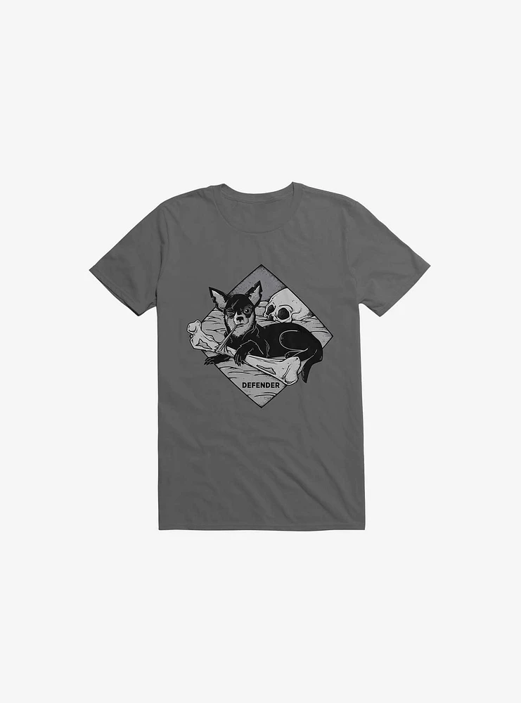 Defender Dog Bone Asphalt Grey T-Shirt