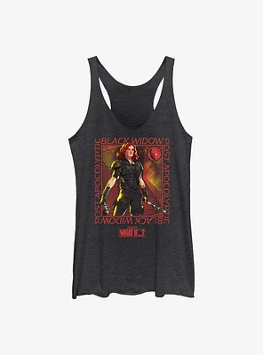 Marvel What If?? Post Apocalyptic Black Widow Girls Tank