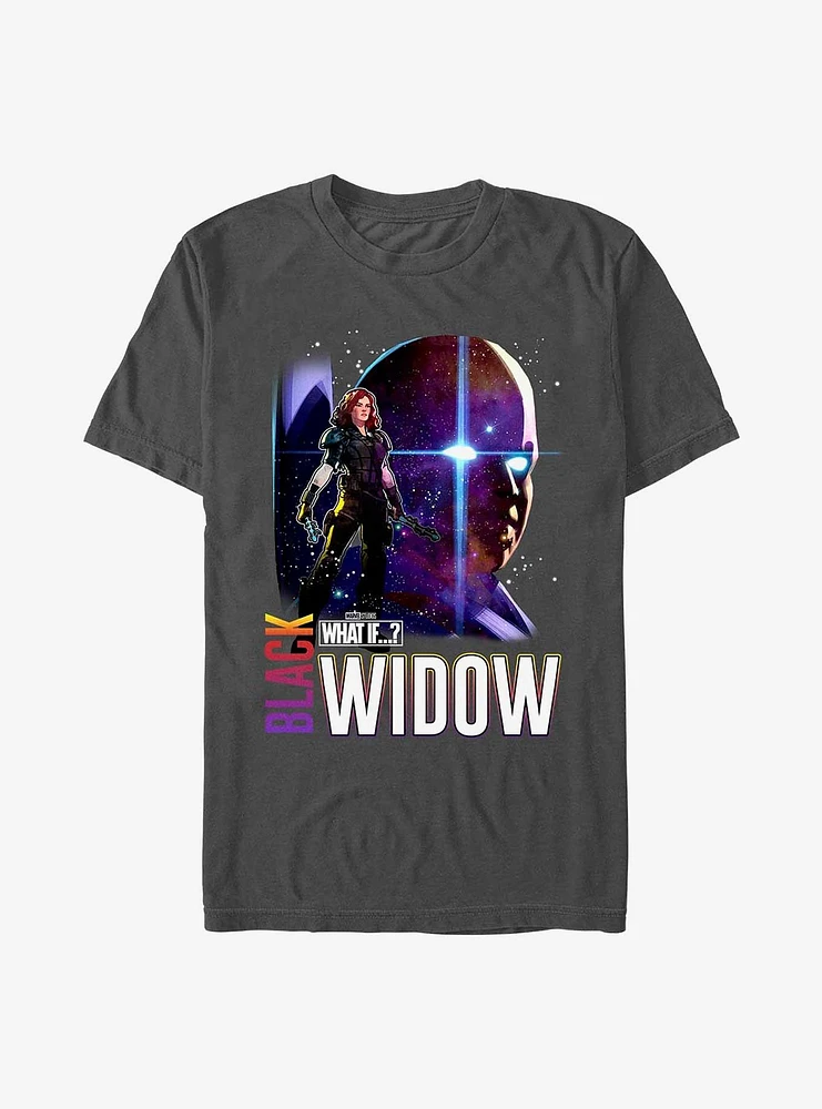 Marvel What If?? Post Apocalyptic Black Widow & The Watcher T-Shirt