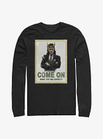 Marvel Loki President Poster Long-Sleeve T-Shirt