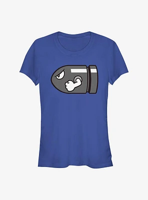 Nintendo Mario Bulllet Bill Girls T-Shirt