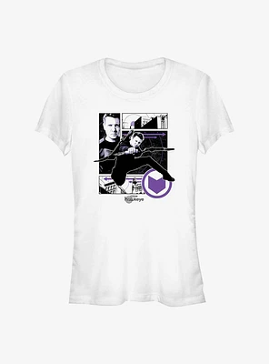 Marvel Hawkeye Graphic Panels Girls T-Shirt