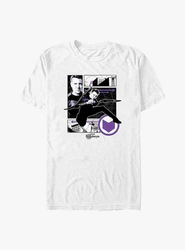 Marvel Hawkeye Graphic Panels T-Shirt