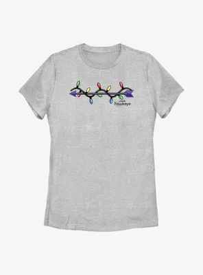 Marvel Hawkeye Arrow Christmas Lights Logo Womens T-Shirt