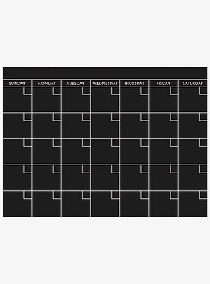 Chalk Calendar Peel & Stick Giant Wall Decal