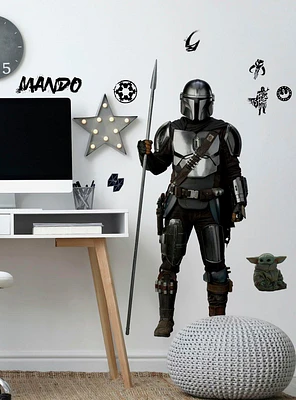 Star Wars The Mandalorian In Beskar Peel & Stick Giant Wall Decal