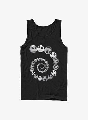 Disney The Nightmare Before Christmas Jack Emotions Spiral Tank