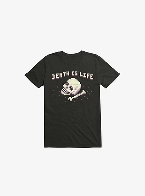 Death Is Life Skull Black T-Shirt