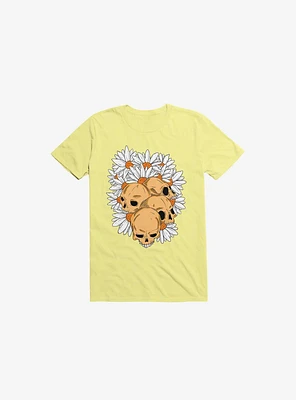 Skull Have Chance Corn Silk Yellow T-Shirt