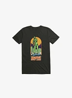 Zombie Paddle Board Black T-Shirt