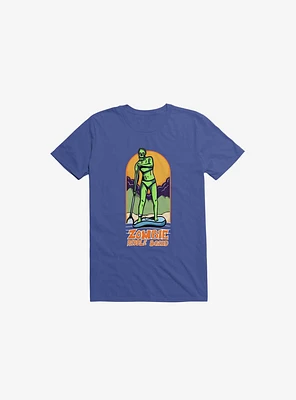 Zombie Paddle Board Royal Blue T-Shirt