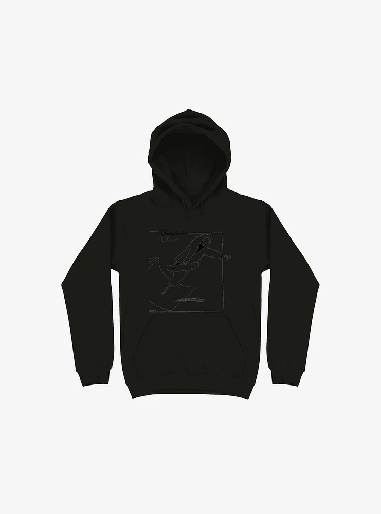 Boneless Crew Skater Skeleton Black Hoodie
