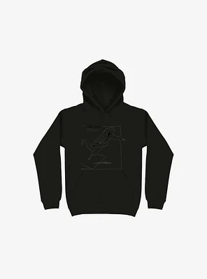 Boneless Crew Skater Skeleton Black Hoodie