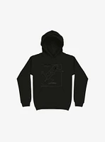Boneless Crew Skater Skeleton Black Hoodie