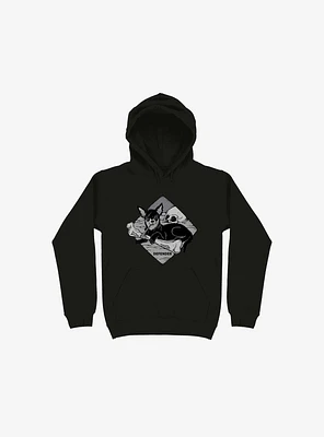 Defender Dog Bone Black Hoodie