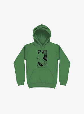 Nightclashh Skateboard Kelly Green Hoodie