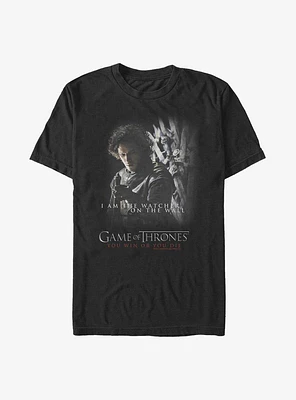 Game Of Thrones Jon Snow Watcher On The Wall T-Shirt