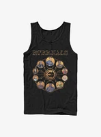 Marvel Eternals Circular Gold Heroes Tank
