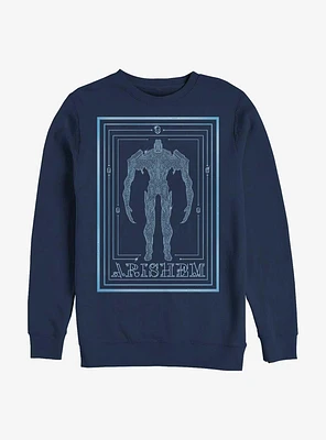 Marvel Eternals Arishem Poster Crew Sweatshirt