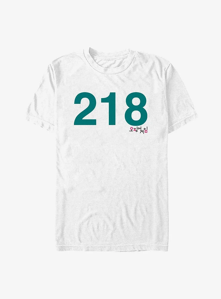 Squid Game Costume 218 T-Shirt
