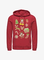 Disney Mickey Mouse & Minnie Holiday Gingerbread Cookies Hoodie
