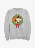 Disney The Muppets Muppet Wreath Crew Sweatshirt