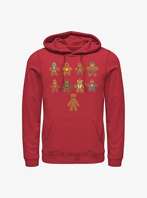 Marvel Lined Up Cookies Hoodie