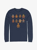 Marvel Lined Up Cookies Long-Sleeve T-Shirt