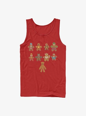 Marvel Lined Up Cookies Tank
