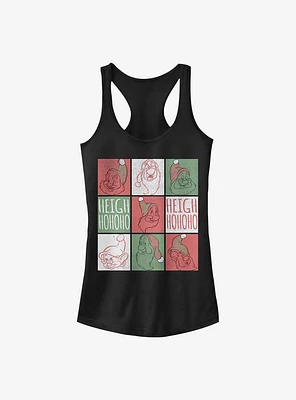 Disney Princess Snow White Santa Squares Girls Tank